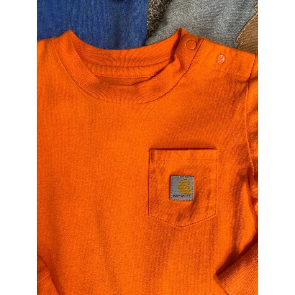Toddler Boys Fall Long Sleeve Top Bundle – Size 18–24M